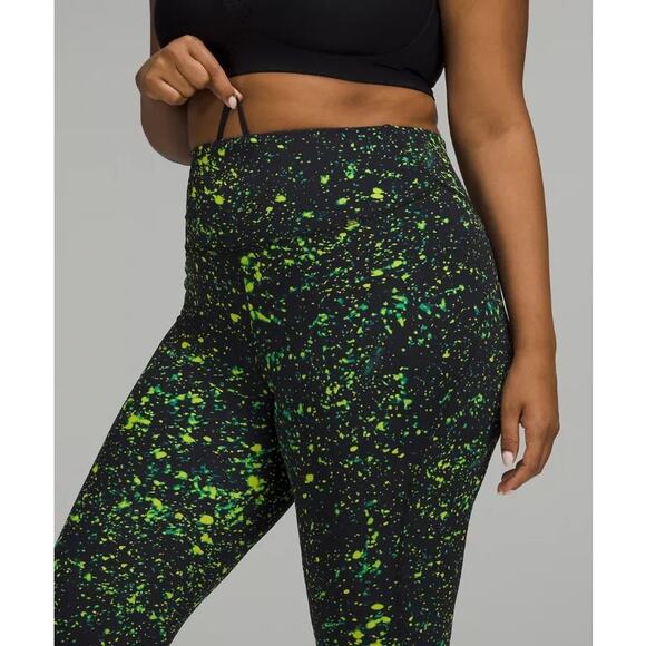 Lululemon Base Pace High-Rise Tight 25" Women’s Sparks Fly Multi - Size 14 - Picture 2 of 7